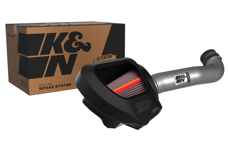 Jeep Wrangler Performance Air Intake - K&N Engineering - NextGen Aluminum - `12-`18